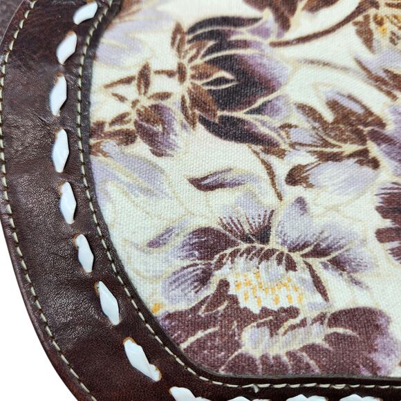 Myra Nirvana Cantina Bag + Matching Wallet – Floral Tapestry Calf‑Hair Leather - Picture 3 of 15